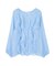 シアーラッフルブラウス