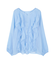 シアーラッフルブラウス