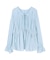 前後2wayクレープギャザーブラウス