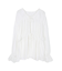 前後2wayクレープギャザーブラウス