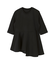 ハーフスリーブアシンメトリーフレアトップス