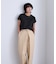 機能性カットソーフレンチスリーブトップス