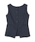 美ツイルボートネックノースリーブトップス/ベスト