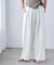 ハイウエスト2タックワイドパンツ