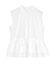 フリルペプラムノースリーブシャツ