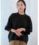 ウールブレンドクルーネックニット