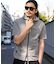 ハイパーストレッチポンチZIPアップ半袖パーカ