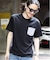 ラバーバックプリントTシャツ