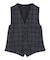 シャドーチェックベスト