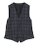 シャドーチェックベスト