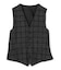 シャドーチェックベスト