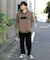プレートプリントパーカー