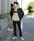 プレートプリントパーカー