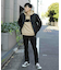 プレートプリントパーカー