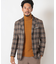 【TESSUTI DI SONDRIO/テッスーティ・ディ・ソンドリオ】メランジチェック ストレッチジャケット　fabric made in italy