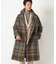 ＜hevo/イーヴォ＞別注 ベルテッドオーバーチェックコート made in italy