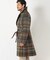 ＜hevo/イーヴォ＞別注 ベルテッドオーバーチェックコート made in italy