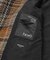＜hevo/イーヴォ＞別注 ベルテッドオーバーチェックコート made in italy
