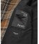 ＜hevo/イーヴォ＞別注 ベルテッドオーバーチェックコート made in italy