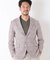 サマーツイードジャージジャケット　fabric made in japan
