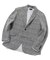サマーツイードジャージジャケット　fabric made in japan