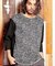 7分丈カットオフレオパードプリントＴシャツ