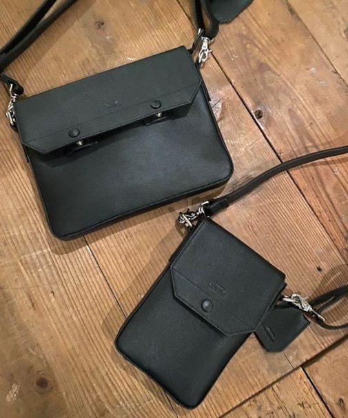 SEEKER/シーカー×UNIONSTATION別注】防水加工エンボスレザーショルダー 