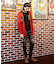 スリムストレートクラッシュ&リペア加工デニム