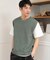 ニットベスト＆ナチュラルストレッチTシャツ（2点セット）