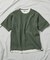 ニットTシャツ＆ナチュラルストレッチTシャツ（2点セット）
