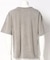 Uネックピグメントカット半袖Tシャツ