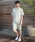 【セットアップ対応】【AIR LIGHT -Active version-】半袖CPOレギュラーカラーシャツ