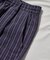 綿麻ストライプショートパンツ