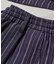 綿麻ストライプショートパンツ
