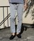 【EFFORTLESS】T/Cヘリンボンストレッチスラックス