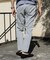 【EFFORTLESS】T/Cヘリンボンストレッチスラックス