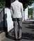 【EFFORTLESS】T/Cヘリンボンストレッチスラックス