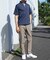 【EFFORTLESS】T/Cヘリンボンストレッチスラックス