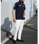 【EFFORTLESS】T/Cヘリンボンストレッチスラックス