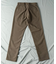【EFFORTLESS】T/Cヘリンボンストレッチスラックス