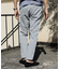 【EFFORTLESS】T/Cヘリンボンストレッチスラックス