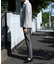 【EFFORTLESS】T/Cヘリンボンストレッチスラックス