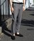 【EFFORTLESS】T/Cヘリンボンストレッチスラックス