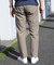 【EFFORTLESS】T/Cヘリンボンストレッチスラックス
