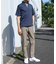 【EFFORTLESS】T/Cヘリンボンストレッチスラックス