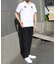 【EFFORTLESS】T/Cヘリンボンストレッチスラックス