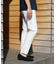 【EFFORTLESS】T/Cヘリンボンストレッチスラックス