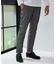 【EFFORTLESS】T/Cヘリンボンストレッチスラックス