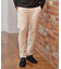 【EFFORTLESS】T/Cヘリンボンストレッチスラックス