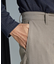 【EFFORTLESS】T/Cヘリンボンストレッチスラックス